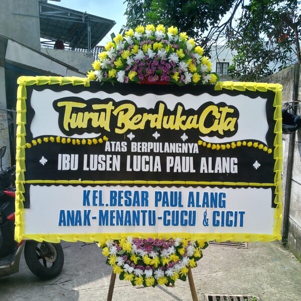 Bunga Papan Duka Cita MDC 17