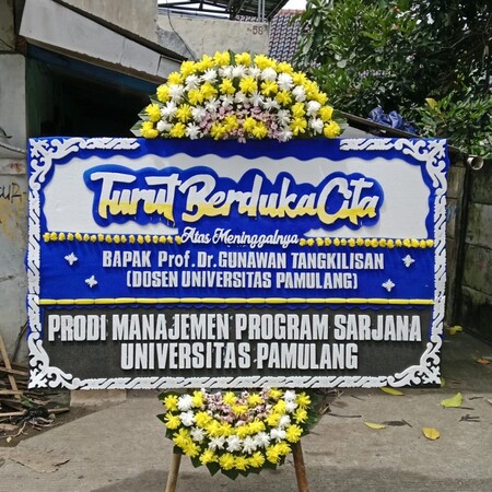 Bunga Papan Duka Cita MDC 18