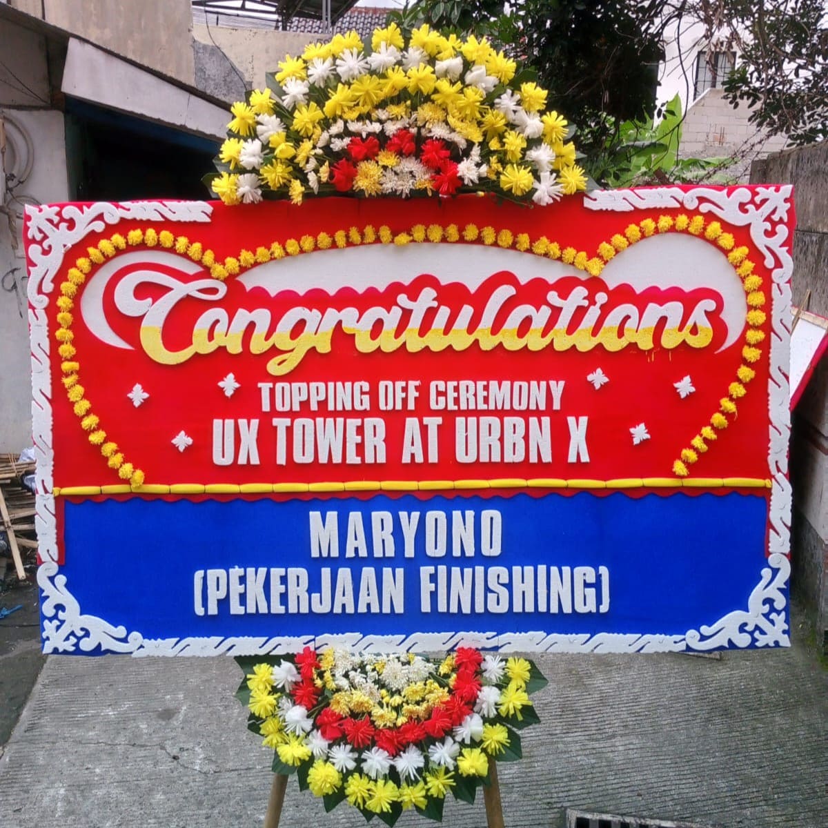 Bunga Papan Ucapan Selamat MBS 09