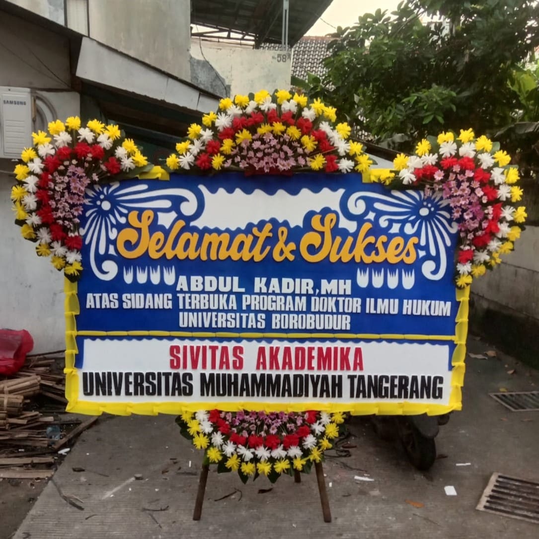 Bunga Papan Ucapan Selamat MBS 10