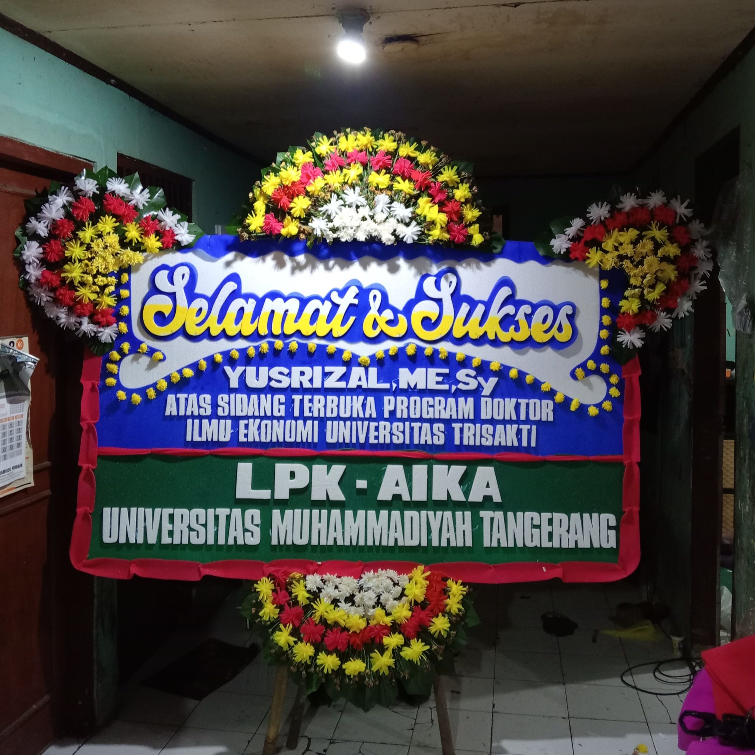 Bunga Papan Ucapan Selamat MBS 12